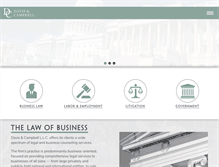 Tablet Screenshot of dcamplaw.com